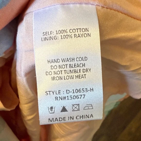 Strut & Bolt Tabitha Strapless multicolor Dress large - Picture 8 of 8